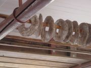 In the old days, bread was baked twice a year and then hung on the ceiling for storage