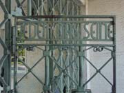 Gate at the Buchenwald concentration camp